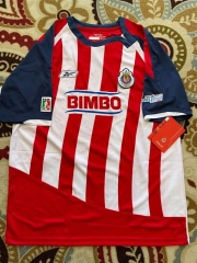 (S-3XL)Retro Version 07-08  Chivas USA Home Red&White Thailand Soccer Jersey AAA-6895