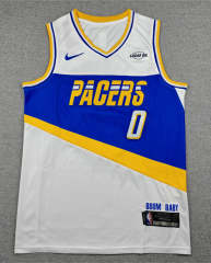 2026 City Edition Indiana Pacers White#0 NBA Jersey-1380