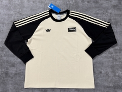 (S-4XL)2025-2026 Oasis khaki Thailand Soccer Tracksuit-4506