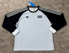 (S-4XL)2025-2026 Oasis Blue Thailand Soccer Tracksuit-4506