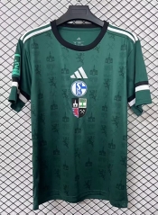 (S-4XL) 150th Anniversary Version FC Schalke 04 Green Thailand Soccer Jersey AAA-2044