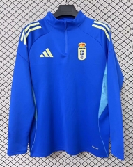2025-26 Real Oviedo Blue Thailand Soccer Tracksuit -2044