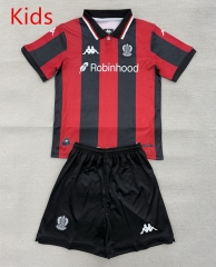 2025-2026 OGC Nice Home Red&Black Kids/Youth Soccer Uniform-AY