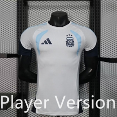 Player Version 26-27 Argentina White Thailand Training Soccer Jersey-888