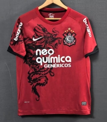 (S-4XL)Retro Version 11-12 Corinthians 2nd Away Red Thailand Soccer Jersey AAA-5493
