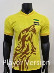 Player version 2026 World Cup Gabon Home Yellow Thailand Soccer Jersey AAA-6905