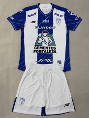 2025-26 Pachuca Home Blue&White Soccer Uniform-AY