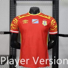 Player Version 26-27 Congo Red Thailand Soccer Jersey AAA-888
