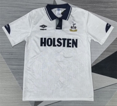 Retro Version 91-93 Retro Version Tottenham Hotspur Home White Thailand Soccer Jersey AAA-2315