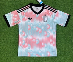 （s-4xl）2026-27 Belgium Away Pink&Blue Thailand Soccer Jersey AAA-403