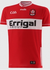 2026 GAA Derry  Home Red   Rugby Shirt