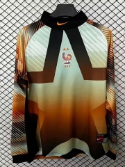 2026-27 France Yellow  Blue LS Thailand Soccer Jersey AAA-2044