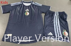 Player Version 26-27 Algeria Dark Grey Kids/Youth Soccer Uniform-416