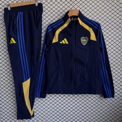 25-26 BOCA Juniors Royal Blue Trench Coats Uniform -2315