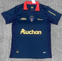 (S-4XL) 25-26 RC Lens 4th Away Royal Blue Thailand Soccer Jersey AAA-7035