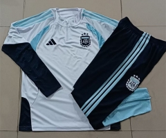 26-27 Argentina White Thailand Soccer Tracksuit -815
