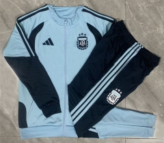 26-27 Argentina Light Blue Thailand Soccer Jacket Uniform-815