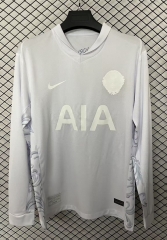 (S-4XL)125th Anniversary Edition Tottenham Hotspur White LS Thailand Soccer Uniform-2044