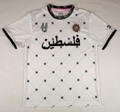 （s-4xl）Retro version  Arabic Twelve Flowers Palestine White Thailand Soccer Jersey AAA-2038