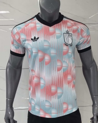 （s-4xl）2026-27 Belgium Away Pink&Blue Thailand Soccer Jersey AAA