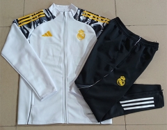 2025-2026 Real Madrid White Thailand Soccer Jacket Uniform-815