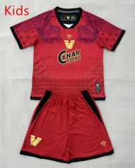 2025-26 Venezia 4th Away Red Soccer Uniform -AY