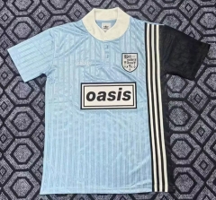 (s-4xl)1996 Retro version Oasis Light Blue Thailand Soccer Jersey AAA-7209