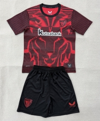 2025-26 Athletic Bilbao 4th Away Red Soccer Unifrom-AY