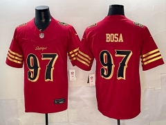 San Francisco 49ers 5th Generation #97 Red NFL Jersey (Logo 2) - 0840