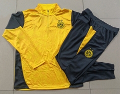 25-26 Borussia Dortmund Yellow Inkjet Thailand Soccer Tracksuit-815