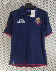 Retro Version 03-04 Deportivo Guadalajara  Away Royal Blue Thailand Soccer Jersey AAA-2851