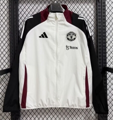 （s-3xl）25-26 Manchester United White Trench Coats-7209