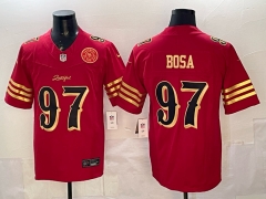 San Francisco 49ers 5th Generation #97 Red NFL Jersey- 0840