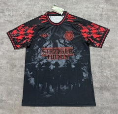 (s-4xl)#11 26-27 Stranger Things Special Edition Black Red Jersey AAA-4506