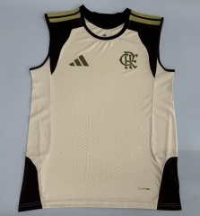 (S-4XL) 26-27 Flamengo Khaki Thailand Vest Soccer Training AAA-5668