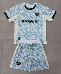 2025-2026 Palermo 2nd Away Light Blue Soccer Uniform-AY