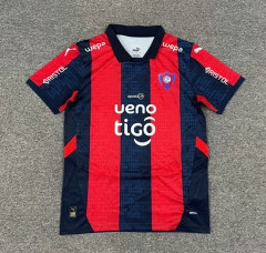 2025-26 Cerro Porteño Home Red&Blue Thailand Soccer Jersey AAA-2282
