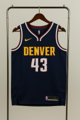 2023 logo versionNBA Denver Nuggets Blue#43 Jersey-311