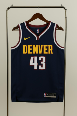 2023 logo versionNBA Denver Nuggets Blue#43 Jersey-311