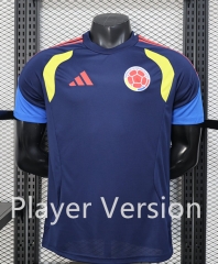 Player Version 26-27 Colombia Blue Thailand Soccer Jersey AAA-888