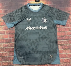 (S-4XL) 26-27 Feyenoord Rotterdam Away Dark Green Thailand Soccer Jersey AAA-1424