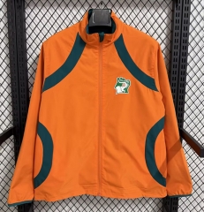 25-26 Côte d'Ivoire Orange Reversible Trench Coats -7209