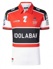 (s-7xl)2026 Crusader Away Black&Orange Thailand Rugby Jersey