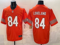 NFL Chicago Bears 3rd Generation Orange #84 Jersey-0840