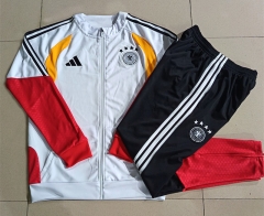 26-27 Germany White Thailand Soccer Jacket Uniform-815