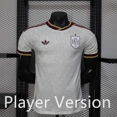 Player Version 2026 Spain Away White Thailand Soccer Jersey AAA-888