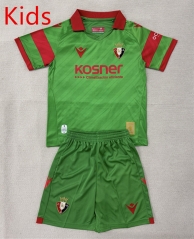 25-26 CA Osasuna Away Green Kids/Youth Soccer Uniform-AY