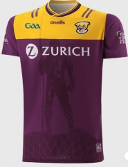 (S-5xl)2026 GAA  Wexford  Purple Rugby Shirt
