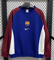 (M-4XL) 25-26 Barcelona Blue Thailand Soccer Tracksuit-7209