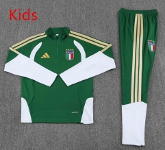 2026-27 Italy Green Kids/Youth Soccer Tracksuit-2315